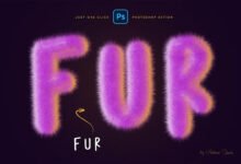 Fur Effect Photoshop Action