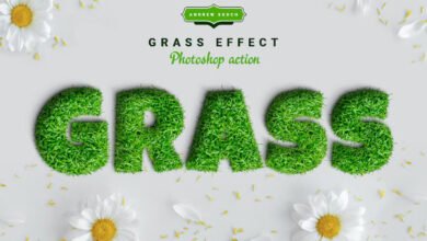 Grass Photoshop Action free download